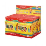 Creioane cerate Keyroad KR971303, 12 culori, blister carton - imagine 2