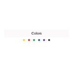 Creioane cerate Amos CRX5PC6, 6 culori, cutie PVC - imagine 2