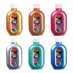 Culori tempera Keyroad, 300ml, culori metalizate