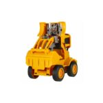 Utilaj de constructie MegaCreative 501590, 15cm, diverse modele, plastic, galben, 3+ ani - imagine 12
