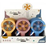 Jucarie mini ventilator, inima, MegaCreative, 11x17x4cm, 490634, 12 bucati/display, diverse culori - imagine 2