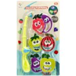Set de pescuit - undita si fructe - 7 piese, MegaCreative 511324, 3+ ani