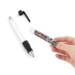 Pix cu bila Trendhaus Photo Pen CH27586, cu mecanism, corp transparent - poti introduce fotografie personalizata, grip cauciucat - imagine 3