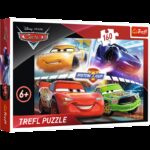 Puzzle carton 160 piese Trefl Cars - Piston Cup, 15356, 6+ ani